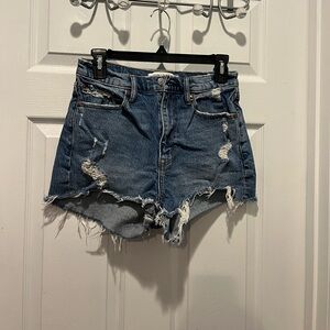 Abercrombie Curve Love Mom Shorts Size 27
